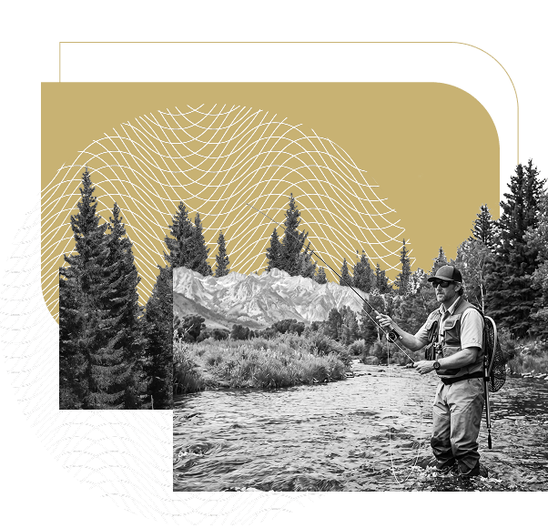 Fly fishing at Sundance