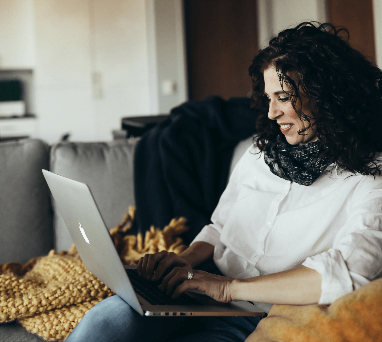 banking on a laptop