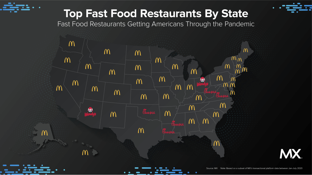 top fast food restaurants by state